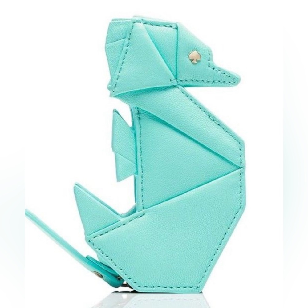 Kate Spade Turquoise Seahorse coin bag